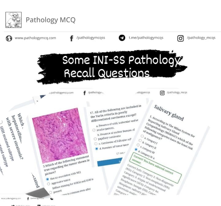 DM Hematopathology- INI-SS recall questions