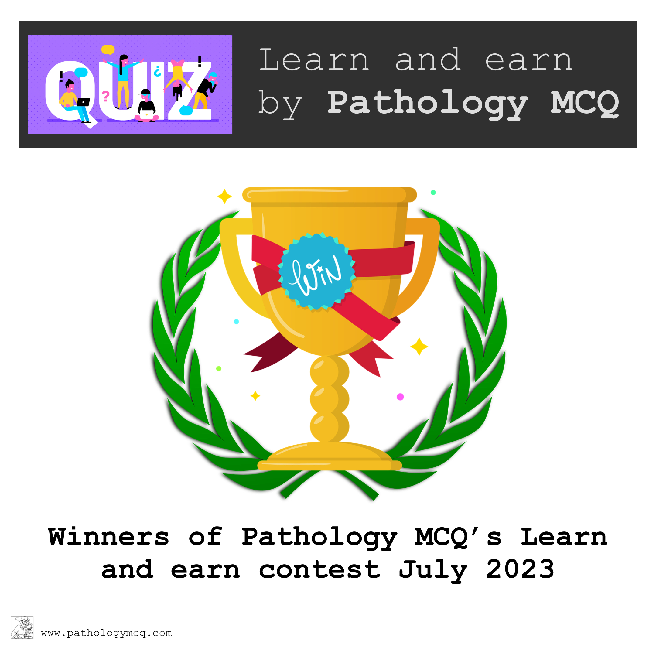 Pathology Daily MCQ Contest Winners Announcement