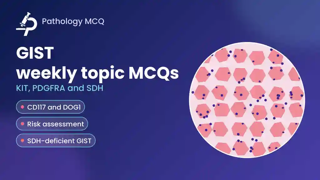 GIST Weekly Topic MCQs: KIT, PDGFRA, SDH-Deficient GIST, Risk Assessment and Differentials