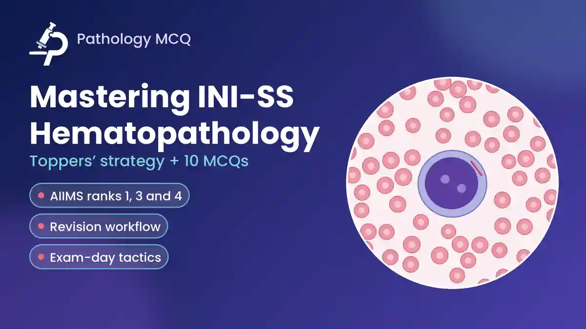 Mastering INI-SS Hematopathology: How AIIMS Rank 1, 3 and 4 Prepared, with MCQs