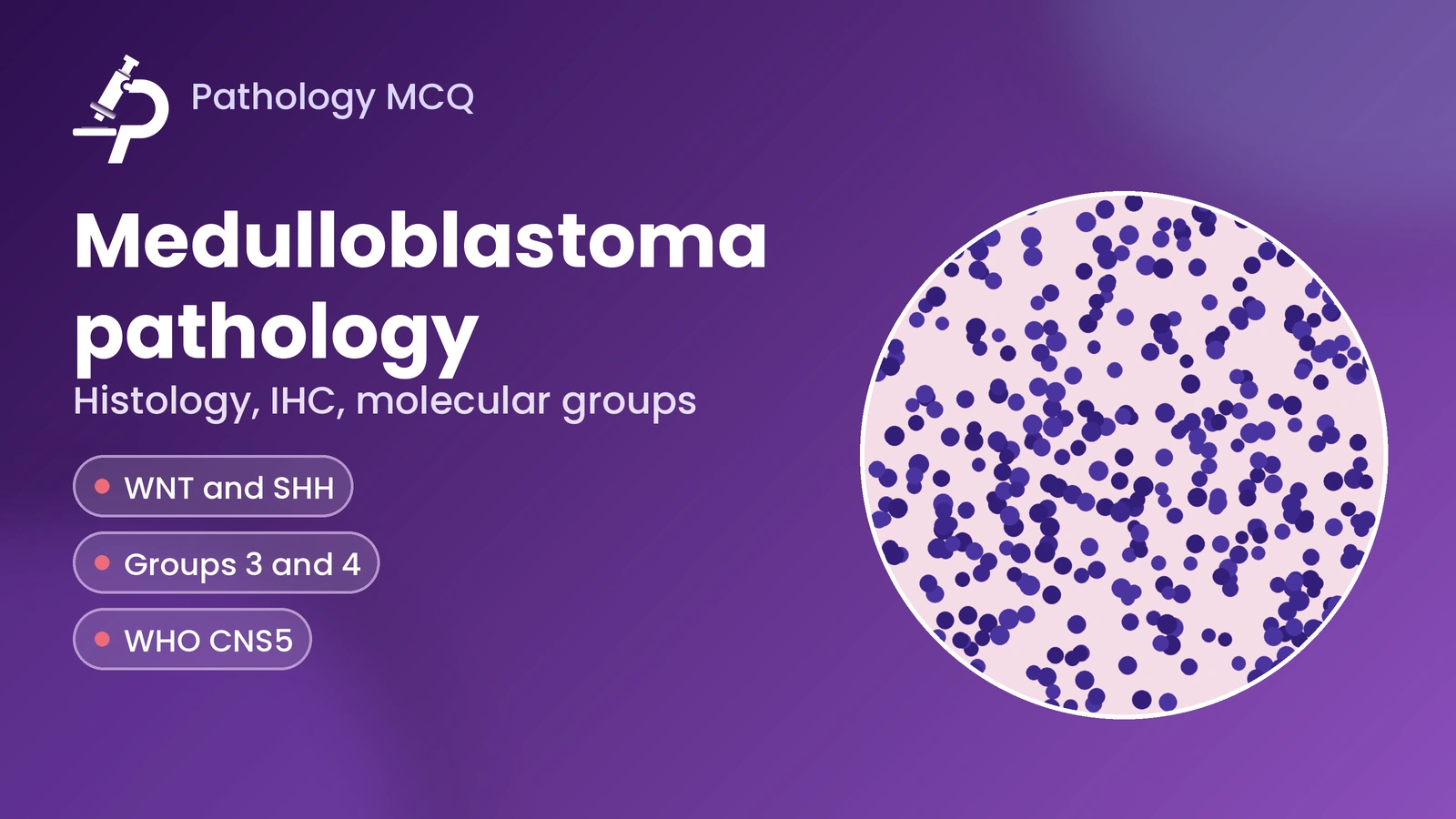 Medulloblastoma Pathology – Morphology, Immunohistochemistry and WHO 2021 Classification